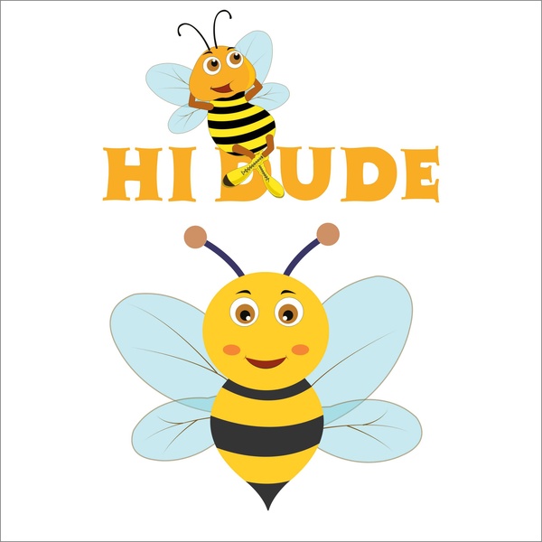 Download Honey bee outline free vector download (8,960 Free vector ...