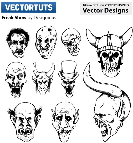 horror picture vector