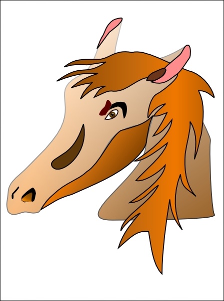 Download Horse Head clip art Free vector in Open office drawing svg ( .svg ) vector illustration graphic ...
