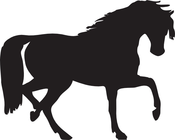 Horse Silhouette clip art 