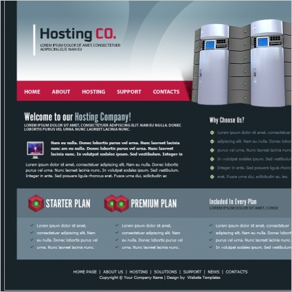 Hosting Co. Template
