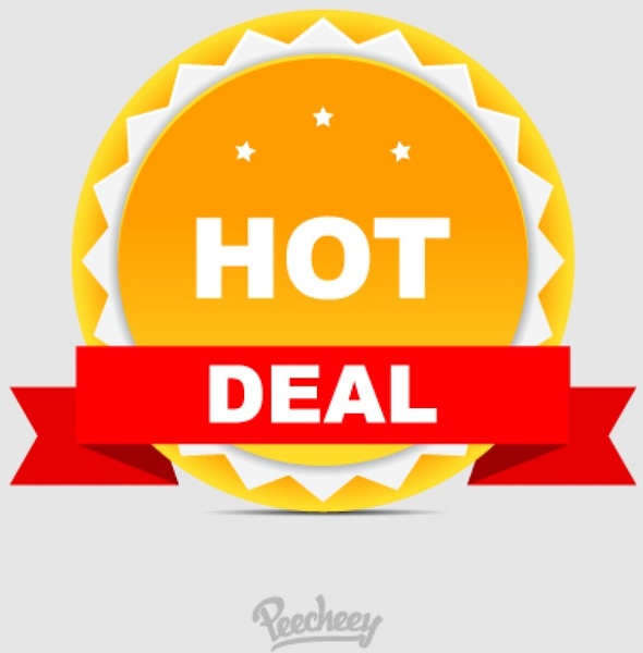 hot deal sticker