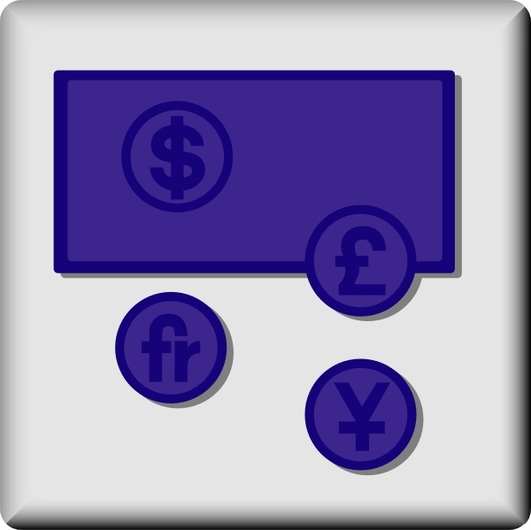Hotel Icon Money Exchange clip art