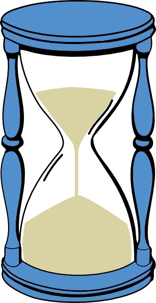 Hourglass With Sand clip art