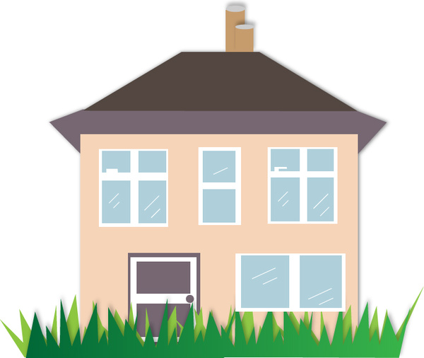 house illustration vector free download