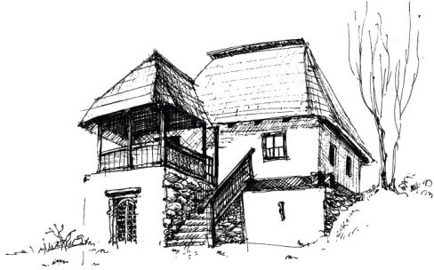 house sketch vector 3 