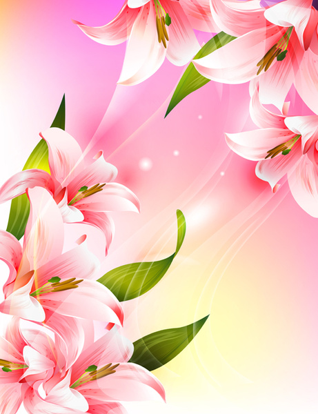 Huge collection of beautiful flower vector graphics Vectors graphic art ...