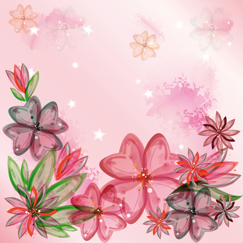 huge collection of beautiful flower vector graphics