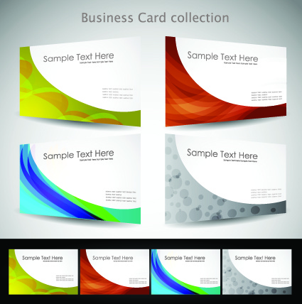 huge collection of business card design vector art