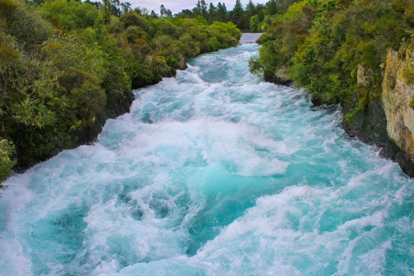 huka river water waterfall