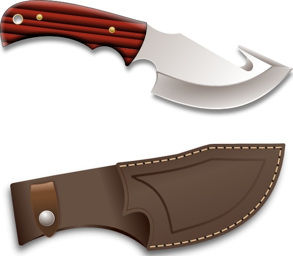 Hunter Knife clip art