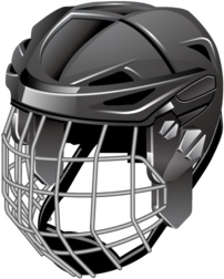 Ice hockey helmet