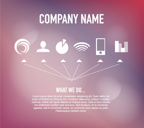 icon corporate infographic vector design