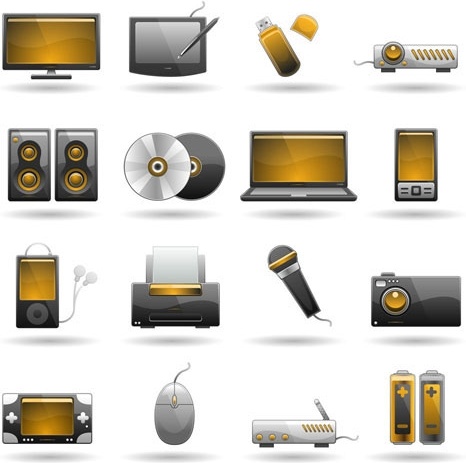 icon for technology products 01 vector