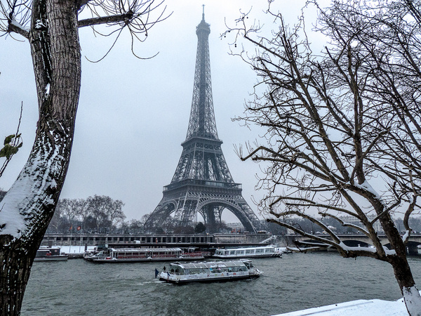 il neige sur paris 20 janvier 2013 
