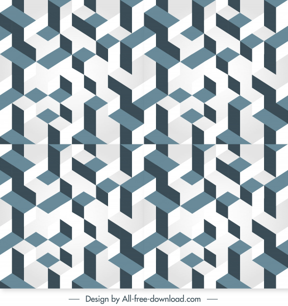 illusion pattern template symmetrical geometry seamless shapes
