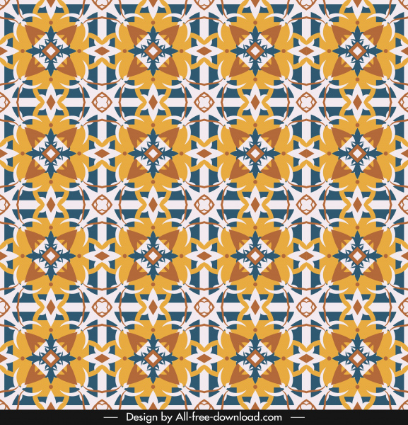 illusive pattern template classical repeating symmetrical design