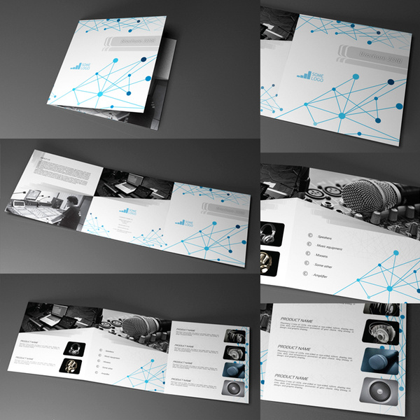 tri fold brochure template indesign free download