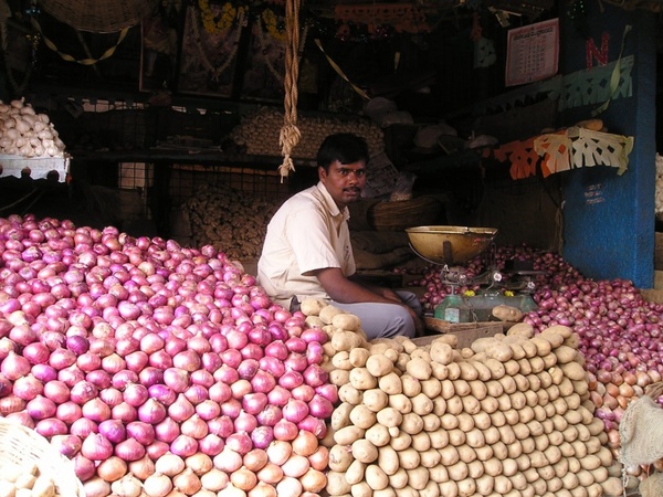 india market vegetables