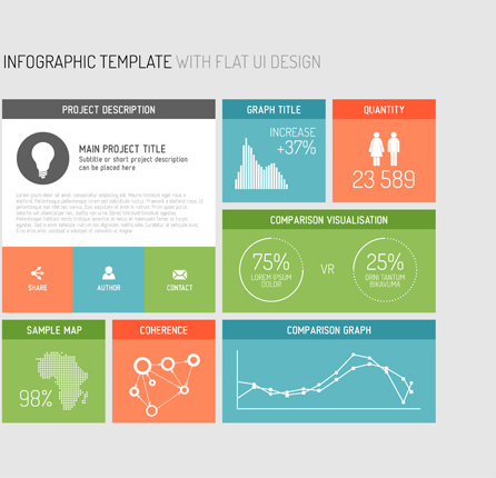 infographic template elements