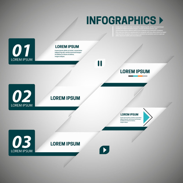 infographic vector illustration with slant design 