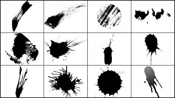 paint splatter brushes photoshop free download