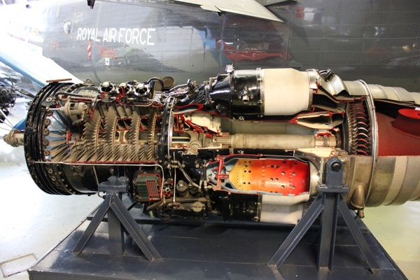 inside a jet engine