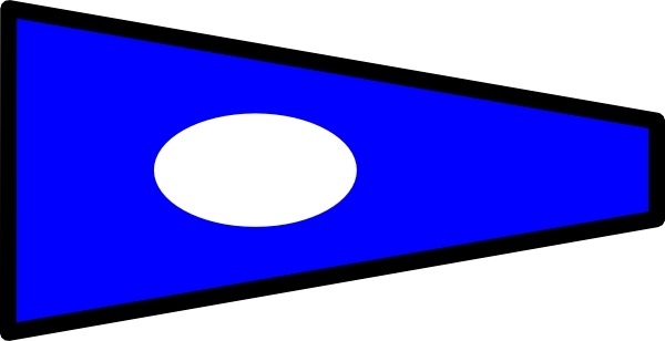 International Maritime Signal Flag 2 clip art 