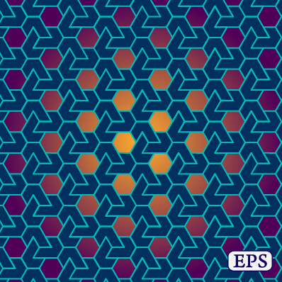 interweave pierced vector seamless pattern 