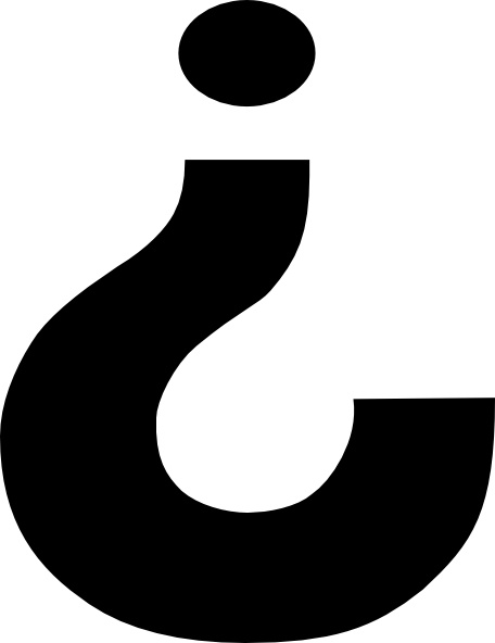 Inverted Question Mark clip art
