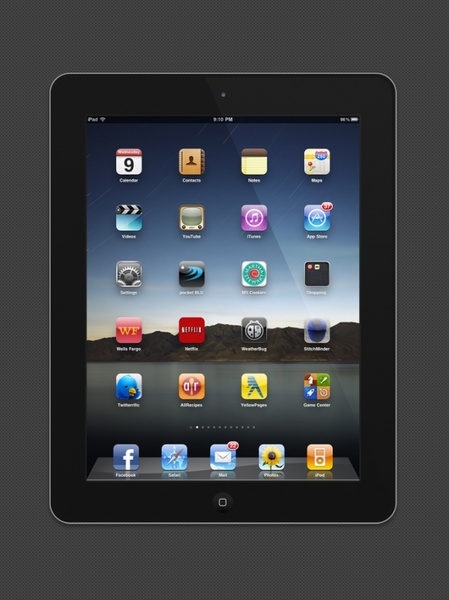 iPad 2 PSD 