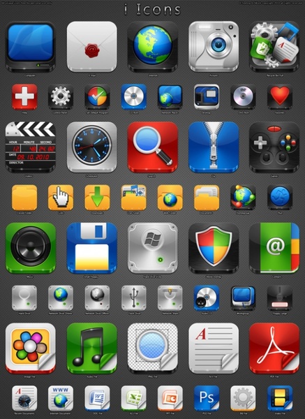 iPhone Icons icons pack