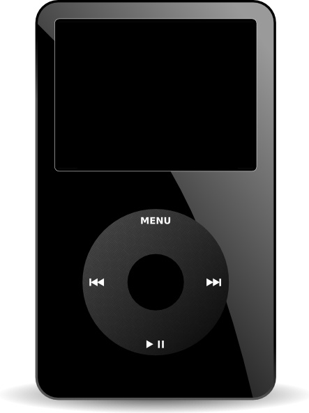 Ipod Media Player clip art 