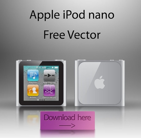 iPod nano Free Vector