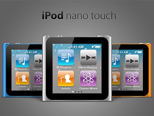 iPod Neno Touch Free PSD