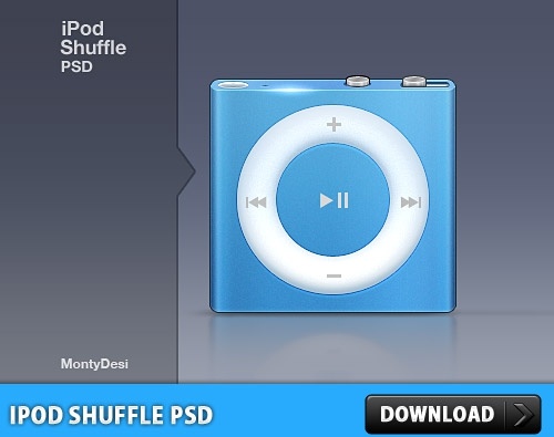 iPod Shuffle PSD