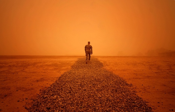 iraq sandstorm weather