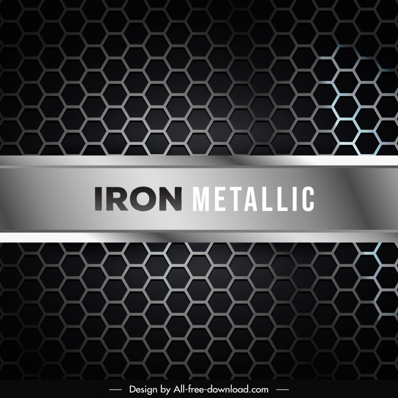 iron background template modern realistic contrast geometric surface