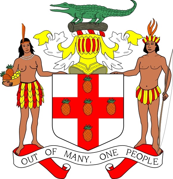 Jamaica Coat Of Arms  clip art
