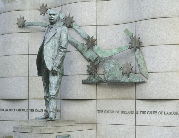james connolly statue located near liberty hall in dublin ref 102644