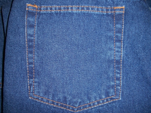 jeans back pocket
