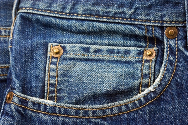 jeans pocket blue