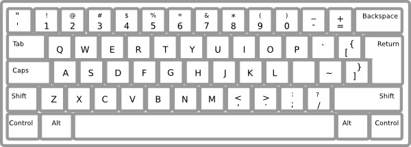 Download Keyboard clip art Free vector in Open office drawing svg ( .svg ) vector illustration graphic ...