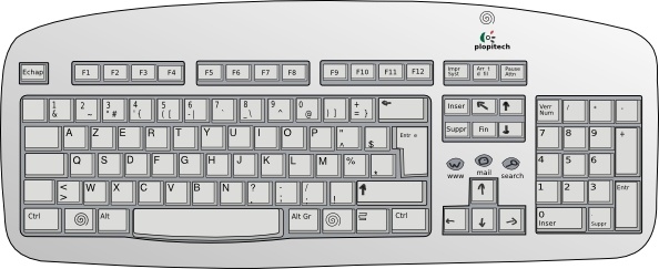 Download Keyboard Clip Art Free Vector In Open Office Drawing Svg Svg Vector Illustration Graphic Art Design Format Format For Free Download 124 87kb