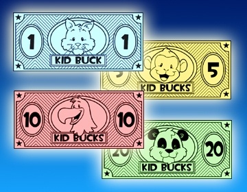 kid bucks animal themed printable play money vectors graphic art designs in editable ai eps svg format free and easy download unlimit id 119469