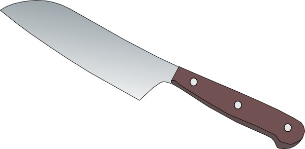 Kitchen Knife clip art 