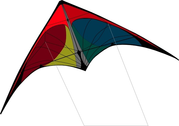 Kite Vector Free vector in Open office drawing svg ( .svg ) vector