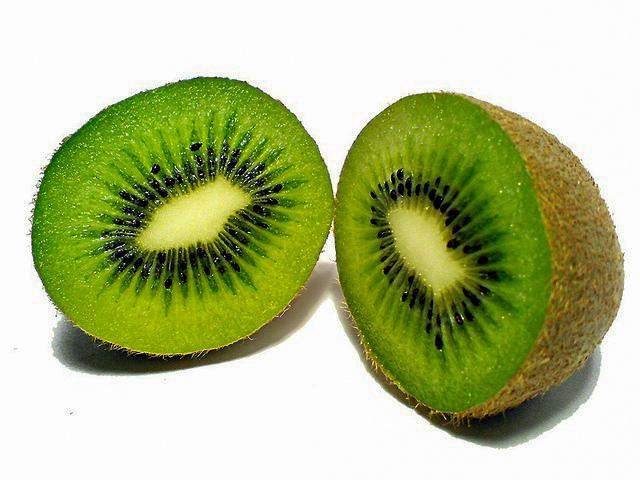 kiwi fruits picture backdrop half cut realistic 