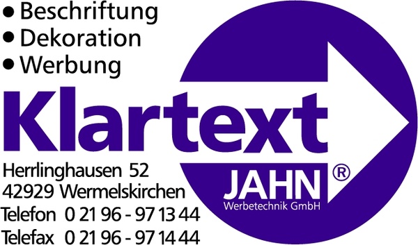 klartext jahn werbetechnik