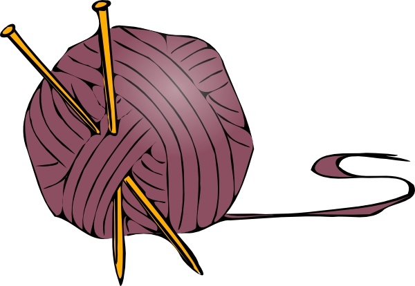 Knitting Yarn Needles clip art Vectors graphic art designs in editable ...